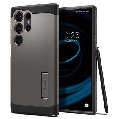 Product Θήκη Κινητού Spigen Tough Armor για Samsung Galaxy S24 Ultra Γκρι base image