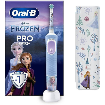 Product Ηλεκτρική Οδοντόβουρτσα Oral-B Vitality Pro D103 Kids 3+ Frozen + θήκη γαλάζιο base image