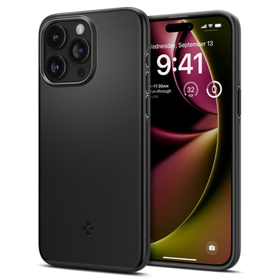Product Θήκη Κινητού Spigen Thin Fit για iPhone 15 Pro Max Μαύρο base image
