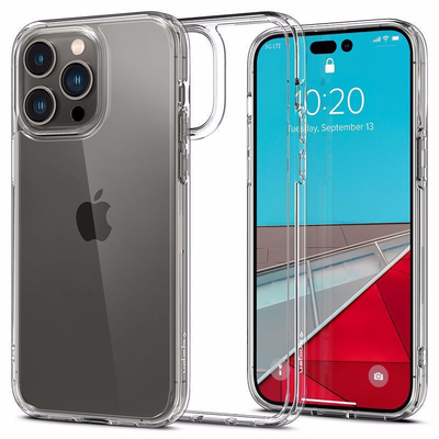 Product Θήκη Κινητού Spigen Ultra Hybrid για iPhone 14 Pro Διάφανη base image