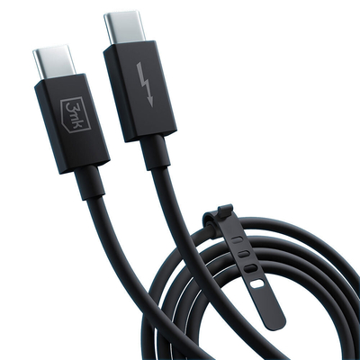 Product Καλώδιο ThunderBolt 4 3MK Hyper 240W 1.0m base image