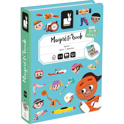 Product Μαγνητικό Παιχνίδι Janod Magnetibook Αθλήματα base image