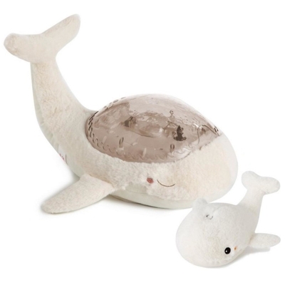 Product Βρεφικό Λούτρινο Cloud b Tranquil Whale Λευκή Φάλαινα - Σετ Λάμπα & Κουδουνίστρα base image