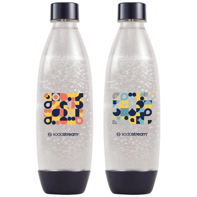Product Μπουκάλια Παρασκευαστή Σόδας SodaStream Fuse Bubble Mosaic 2x1L Μπλε base image