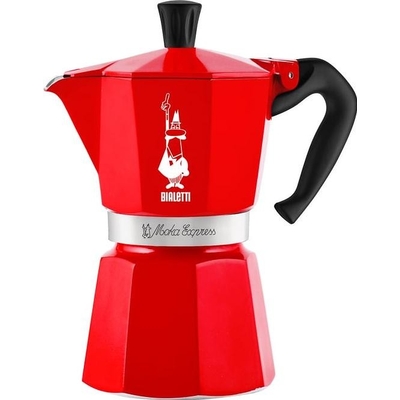 Product Μπρίκι Espresso Bialetti Moka Express Nutcracker 6tz κόκκινη base image