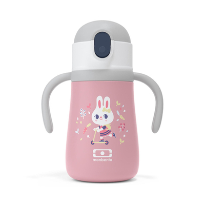 Product Εκπαιδευτικό Μπιμπερό Monbento Stram Bunny ροζ base image