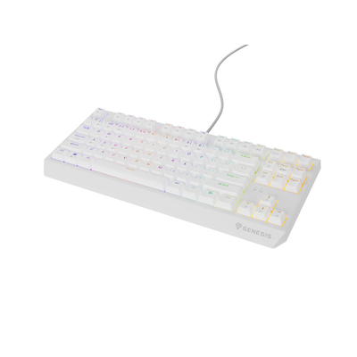 Product Πληκτρολόγιο Gaming Genesis Thor 230 TKL Λευκό RGB Outemu Brown base image