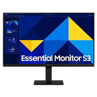 Product Monitor 24" Samsung Essential S3 LS24D300GAUXEN - IPS, Full HD, 100Hz base image