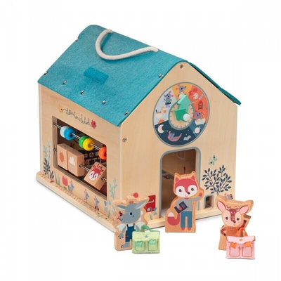 Product Βρεφικό Παιχνίδι Lilliputiens Αναδιπλούμενο Σχολείο με 3 Φιγούρες & Αξεσουάρ base image