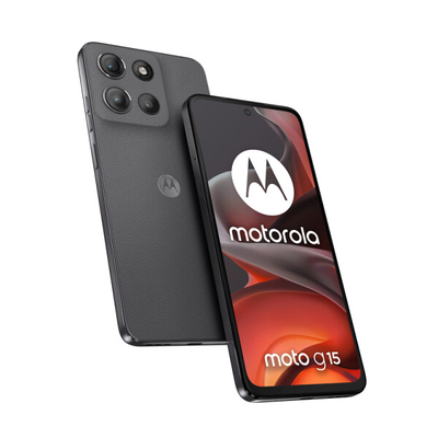 Product Smartphone Motorola G15 8+256Gb Ds 4G Gravity Grey base image