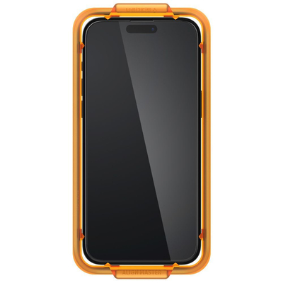 Product Προστασία Οθόνης Spigen Alm FC για iPhone 15 Pro Max 6.7" (2τμχ) Μαύρο Πλαίσιο base image