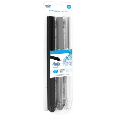 Product 3D Printer Filament 3Doodler Create & PRO, 3mm, 250τμχ, Grey Scale base image
