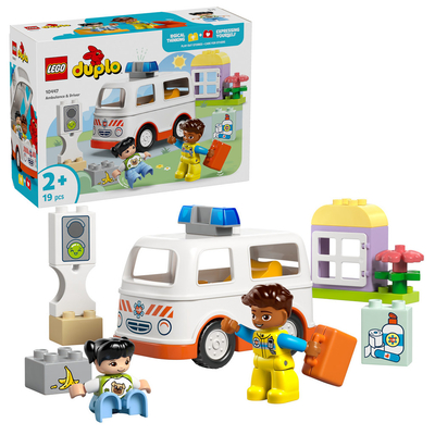 Product Lego Duplo Town 10447 Ασθενοφόρο με Οδηγό base image