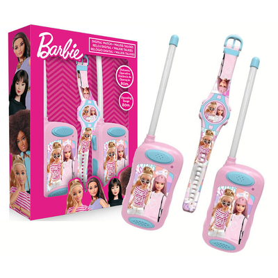Product Παιχνίδι Μίμησης Barbie Walkie Talkie με Ψηφιακό Ρολόι BB00020 ροζ base image