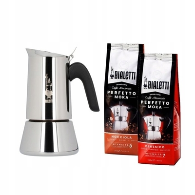 Product Μπρίκι Espresso Bialetti Venus 6tz + καφές Nocciola 250g + Classico 250g base image
