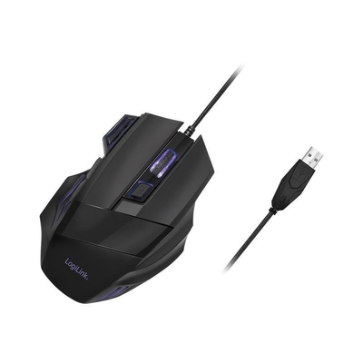 Product Ποντίκι Gaming Ενσύρματο LogiLink - USB - Black base image