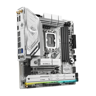 Product Motherboard ASRock Intel 1851 B860M Steel Legend WiFi base image