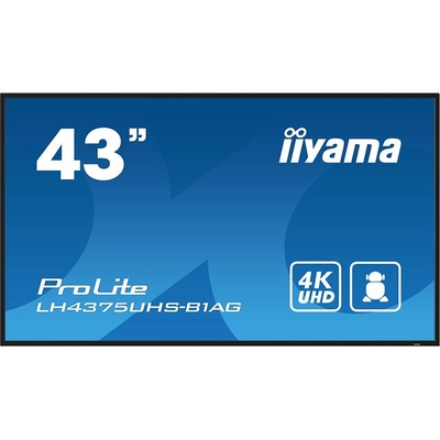 Product Public Display 43" Iiyama LED ProLite LH4375UHS-B1AG - 109 cm - 3840 x 2160 4K base image