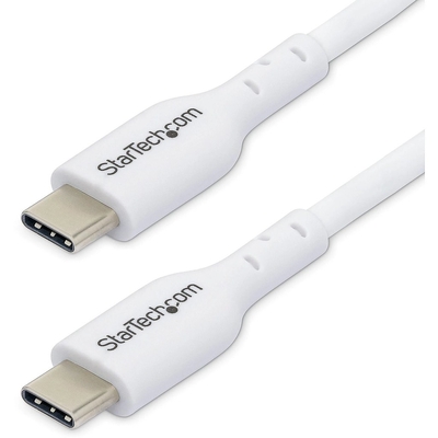 Product Καλώδιο USB-C StarTech 3.3ft (1m) & Sync, 60W (3A) PD, USB 2.0 - White base image