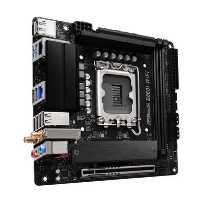 Product Motherboard ASRock Intel 1851 B860I WiFi base image