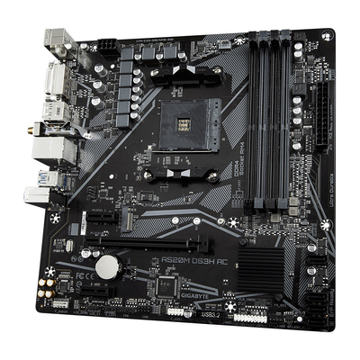 Product Motherboard Gigabyte AMD AM4 A520M DS3H AC base image