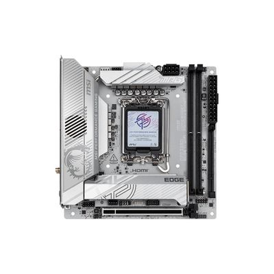 Product Motherboard MSI Intel 1851 MPG Z890I EDGE TI WIFI base image
