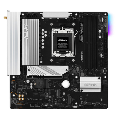 Product Motherboard ASRock AMD AM5 B850M Pro RS WiFi base image