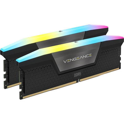Product Μνήμη RAM Σταθερού DDR5 32GB Corsair Vengeance RGB - 2 x 16GB - DIMM 288-pin - 3000 MHz / PC5-48000 base image