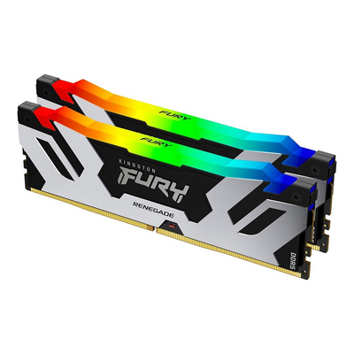 Product Μνήμη RAM Σταθερού DDR5 96GB Kingston FURY Renegade RGB - (2 x 48GB Kit) - 6400 UDIMM CL32 base image