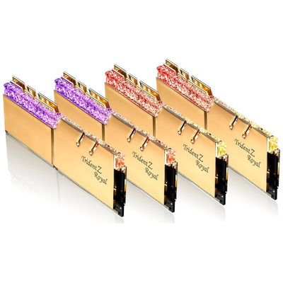 Product Μνήμη RAM Σταθερού DDR4 128GB G.Skill Trident Z Royal Series - (8 x 16GB Kit) - 3200 DIMM CL16 base image