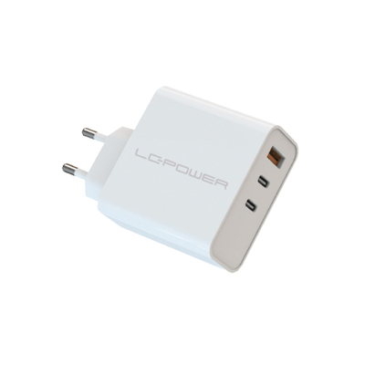 Product Φορτιστής Πρίζας LC-Power LC-GAN-65 65W white base image