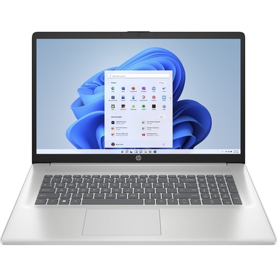 Product Laptop HP 17.3" 17-CN4033CL Intel Core 5 120U Full HD 16GB 512GB SSD W11Home Silver (9S1M6UA) base image