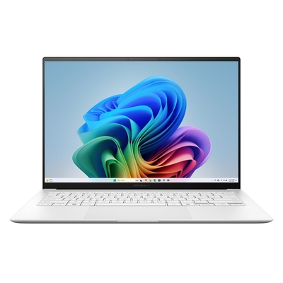 Product Laptop Asus 14 Zenbook S 14 OLED Intel Core Ultra 5 258V 32GB 1TB SSD Intel Arc Graphics Win11 Scandinavian white (UX5406SA-PV030W) base image