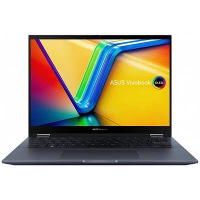 Product Laptop Asus 14" Vivobook S14 Flip OLED TN3402YA-KN355W - Ryzen 5-7430U / 2,8k / Touch / 16GB / 1TB / W11Home / Blue (90NB1111-M00EB0) base image