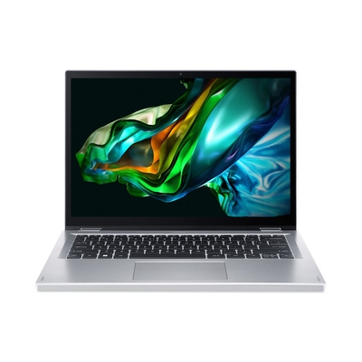 Product Laptop Acer 14" Aspire 3 Spin 14 A3SP14-31PT-38YA Intel i3-N305 Hybrid (2-in-1) Touchscreen 8GB 256GB SSD W11Home (NX.KN1AA.005) base image