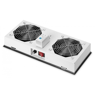 Product Αξεσουάρ για Καμπίνες Δικτύου Digitus fan module Outdoor IP55 2 fans Gray base image