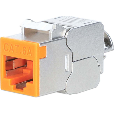 Product Keystone Δικτύου Intellinet Cat6a 10G STP orange base image