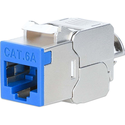 Product Keystone Δικτύου Intellinet Cat6a 10G STP Blue base image