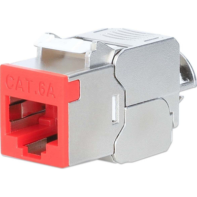 Product Keystone Δικτύου Intellinet Cat6a 10G STP Red base image