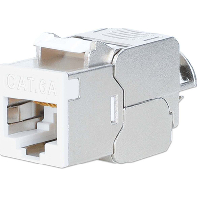 Product Keystone Δικτύου Intellinet Cat6a 10G STP White base image