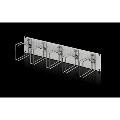 Product Αξεσουάρ για Καμπίνες Δικτύου Rittal Rangierpanel 2HE HxT 85x125mm RAL 7035 steel base image