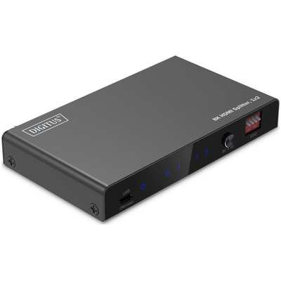 Product HDMI Splitter Digitus 1x2 8K/60Hz base image