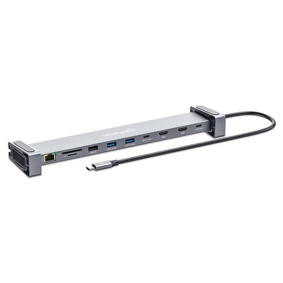 Product Docking Station Manhattan 10-in-1 4K USB-C PD 2xHDMI base image