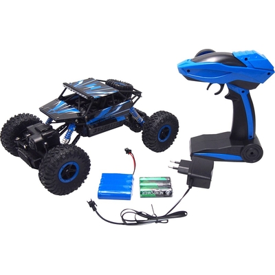 Product Τηλεκατευθυνόμενο Amewi Conqueror "Blue" 4WD RTR 1:18 Rock Crawler 6+ base image