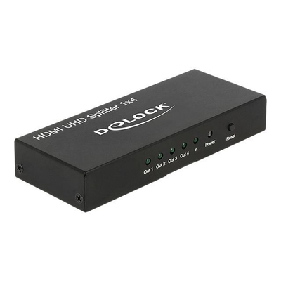 Product HDMI Splitter Delock 1 Input -> 4 Outputs 4K base image