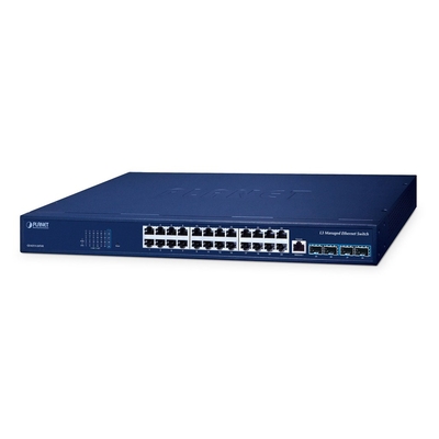 Product Network Switch Planet 24-Port Managed GS-6311-24T4X base image