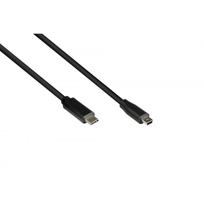 Product Καλώδιο USB Goodconnections USB2.0 C-Mini B5pol. schw. 0,3m base image
