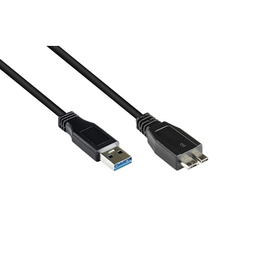Product Καλώδιο USB Goodconnections USB3.0 A-Micro B Black 3m base image