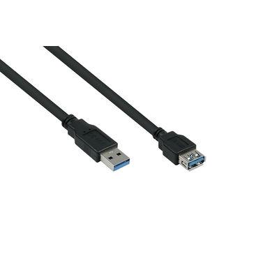 Product Καλώδιο USB Kabelmeister USB3.0 extension A M.-A F. UL Black 2m base image