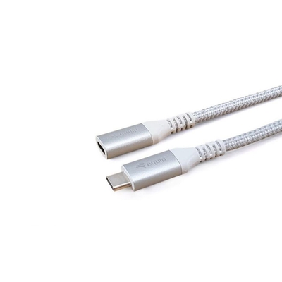 Product Καλώδιο USB Equip USB-C 3.2 -> C Verl. M/F 1.00m 5A 4K/60Hz ws base image